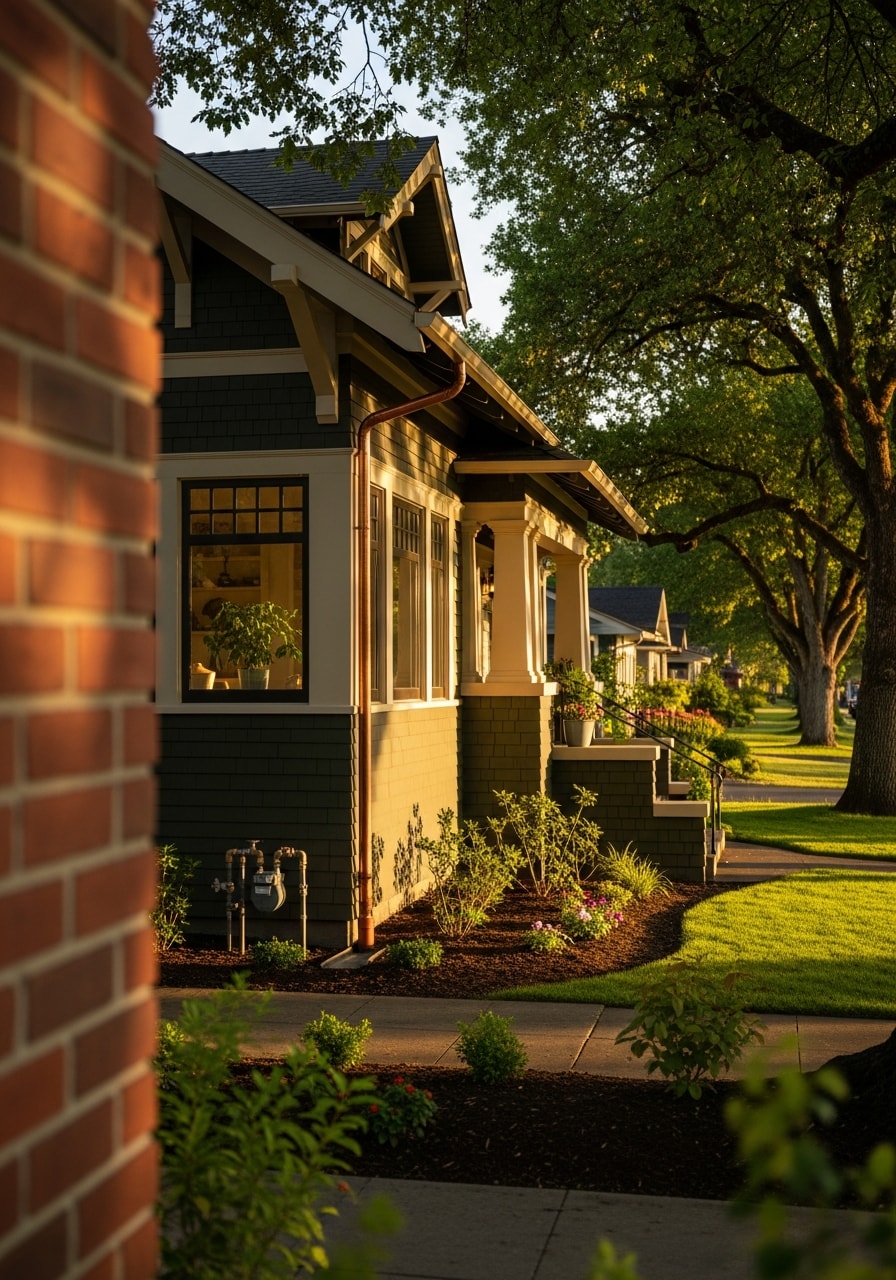 McMinnville property detail showing finished improvements and attention to local standards and neighborhood character.